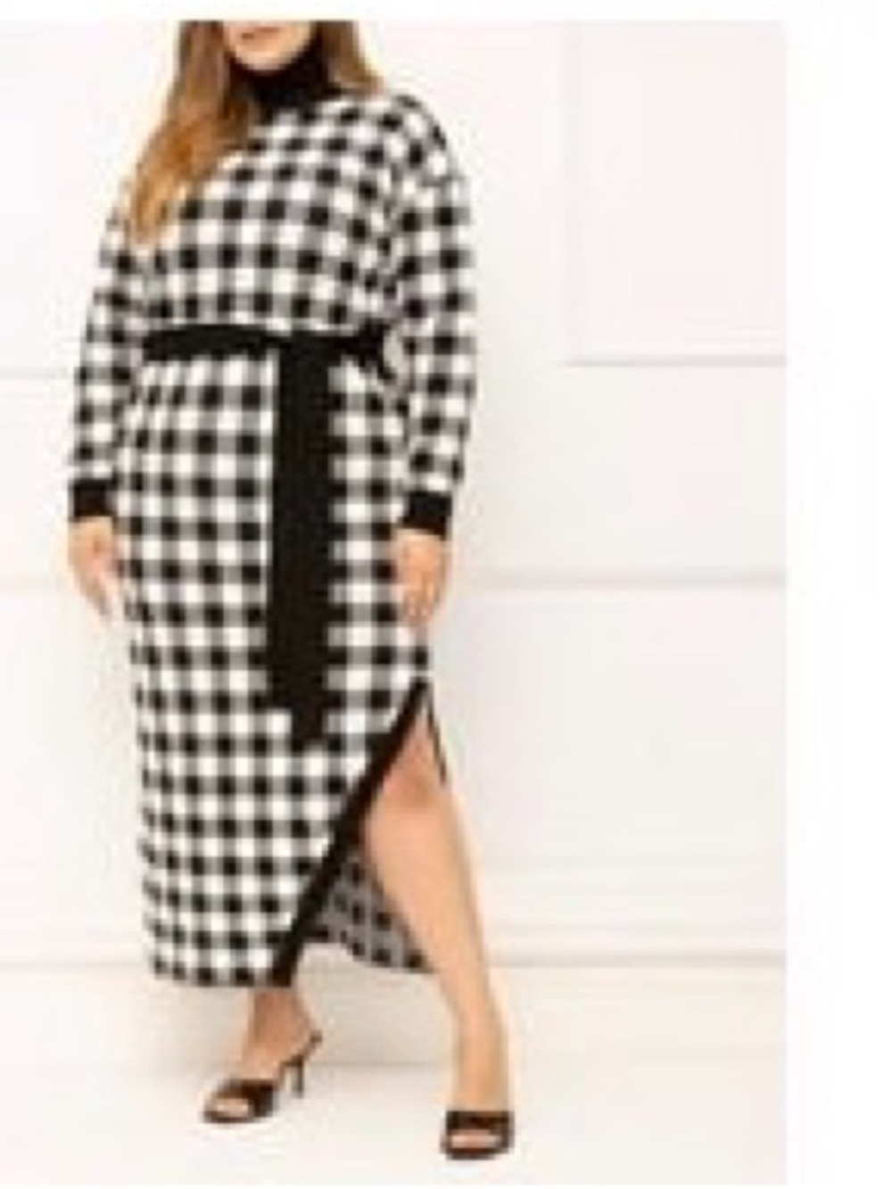 Eloquii Elements Funnel Neck Maxi Sweater Dress